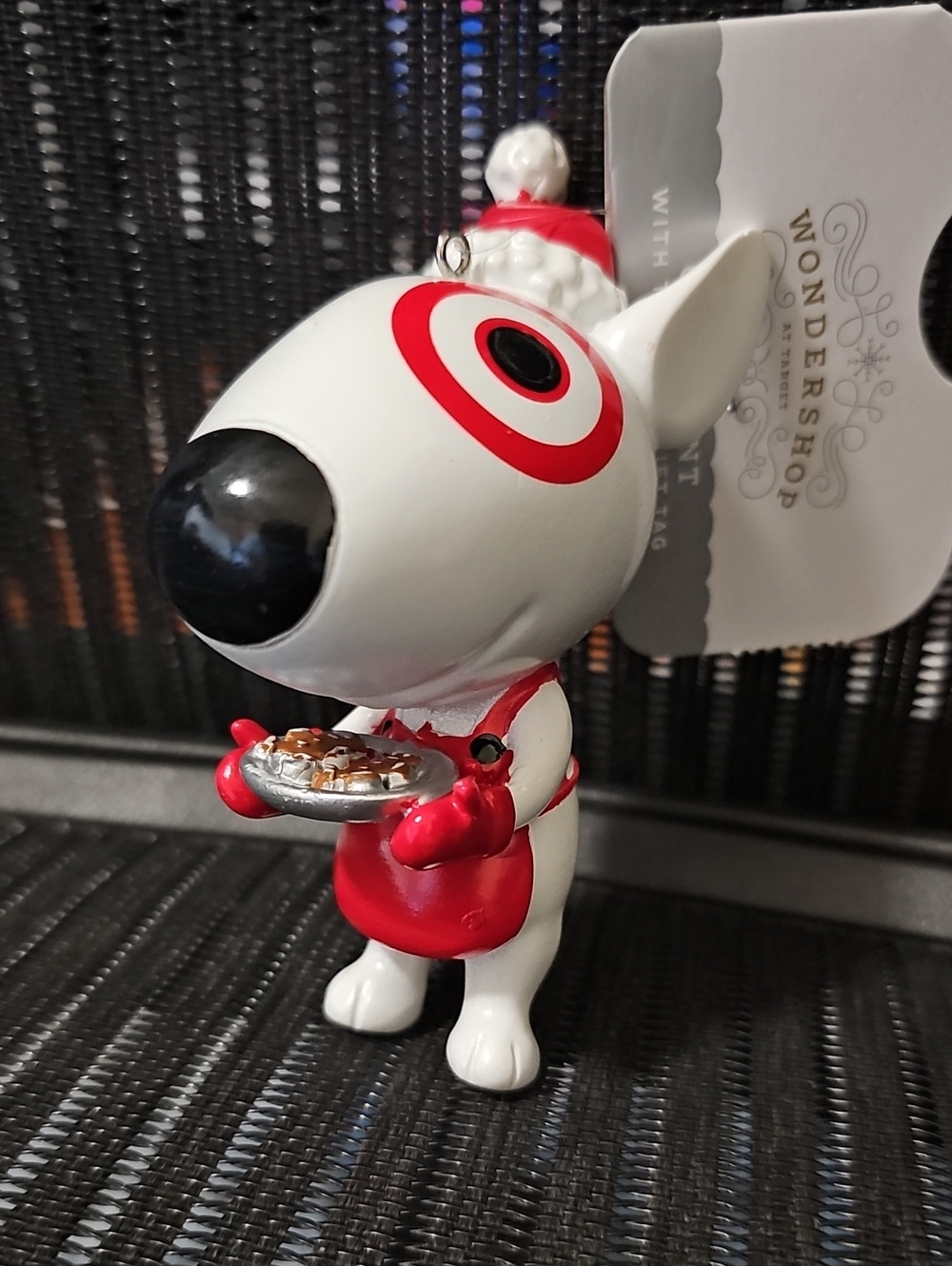 Target Bullseye Dog Ornament